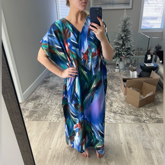 Full Length Swimsuit Cover Up or Beach Dress OneSize - Picture 1 of 3